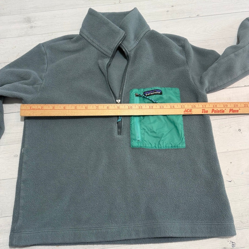 Patagonia Women's Microdini 1/2-Zip Pullover women's XS plume grey/aqua - Picture 8 of 8